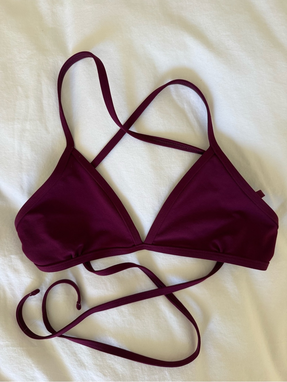 Jolyn Triangle Tie Bikini Top